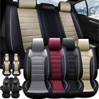 For 2024 Toyota Car Seat Covers 5 Seat Full Set Leather Front Rear Protectors