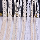 5Yard DIY Trim Cotton Crocheted Lace Fabric Ribbon Sewing Handmade Craft Gifyu
