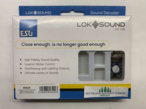 ESU 58429 LokSound 5 DCC 21 pin Sound Decoder ~ Ready to load sound file - Blank
