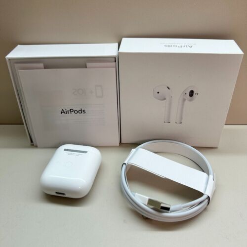 Apple AirPods 2nd Generation With Earphone Earbuds Wireless Charging Case US
