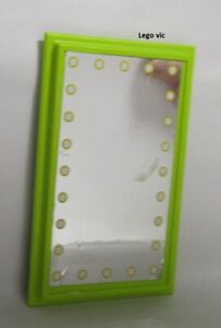 LEGO 6953 Scale Wall Panel 6x10 Md Lime Sticker Mirror Frame Mirror 3118 A71