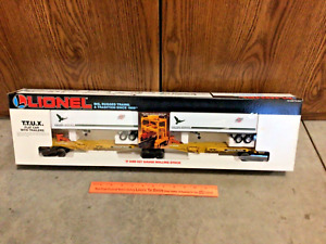 Lionel Chicago & Northwestern T.T.U.X. Flatcar Set trailer train 6-16334