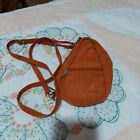 Ameribag Healthy Back Bag Tote Microfiber Orange Sling Shoulder Bag