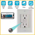 4K/1080P IP WIFI Security Monitor Mini Camera In GFCI AC Receptacle Wall Outlet