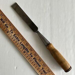 Antique 1920s vintage TH Witherby 1” HEAVY-DUTY Full-size Timber FRAMING chisel