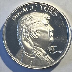 Donald Trump  45th President White House 2oz .999 AG Silver  High Relief