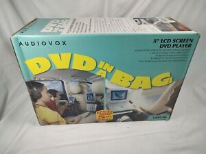 Audiovox VBP-50 DVD In A Bag Portable DVD Player w/Remote! NIB!!