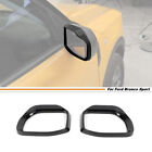 For 2021-2024 Ford Bronco Sport Black Rear View Mirror Rain Eyebrow Visor Guard (For: 2023 Ford Bronco Sport Big Bend)