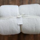 Pottery Barn Vintage Washed Cotton Linen Comforter King White