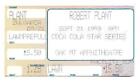 Robert Plant Ticket Stub 9-21-1993  Oak Mountain Amphitheatre   Pelham Alabama