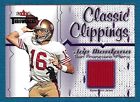 New ListingJoe Montana 2002 Fleer Throwbacks Classic Clippings - Jersey