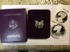 1986 PROOF SILVER EAGLE WITH BOX AND COA#430