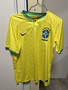 Brazil Yellow Home Football Soccer Jersey FIFA World Cup Qatar 2022-2023