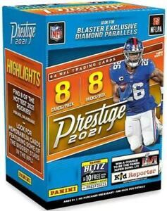 2021 Panini Prestige NFL Football Factory Sealed Blaster Box 64 Cards