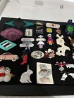 LOT OF 21 'NOVELTY ARTSY+FIGURAL' BROOCHES, VINTAGE-NOW, ASSORTMENT