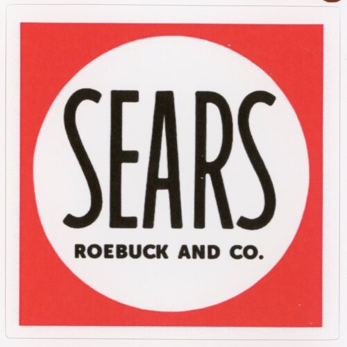 Sears Logo Sticker 1950s (Reproduction)