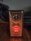 Vintage 1980s Schmidt Beer Illuminated (Lighted) Clock/Sign in Great Condition
