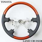 Toyota LX470 Land Cruiser 100 Zenki  Wood steering wheel Gray New