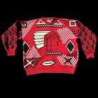RARE Vintage Jeff Sayre Novelty Print Sweater Falke W Germany Fred Segal 80s L