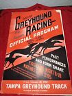 1951-52 Greyhound Racing Official Program Tampa