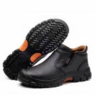 Mens Leather Work Shoes Steel Toe Sneakers Safety Shoes Waterproof Boots Size11