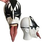 Vintage KISS Gene Simmons Rubber Mask 1997 Paper Magic Cosplay Costume