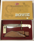 New ListingVintage Case XX Bowie White Fixed Blade Hunting Knife Leather Sheath & Box (#459