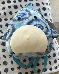 NEW NWT Squishmallow Luther the Shark BACKPACK 12
