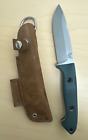 BENCHMADE Bushcrafter Fixed Blade 162 Knife CPM-S30V Stainless & Green/Red G10