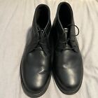 Dunham Mens Chukka Boots Black Leather Shoes Size 14 6E - EUC