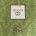 Gucci Necklace GG High-end Enamel colorful Pendant Gemstone inlay Onyx Red agate