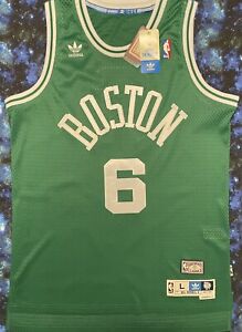 Vintage Adidas HWC NBA Boston Celtics Bill Russell Basketball Jersey
