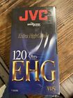 Blank VHS Tape New & Sealed JVC Library Master Extra High Quality T-120 EHG 6hrs