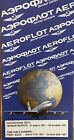 AEROFLOT AIRLINES SUMMER 1991 TIMETABLE IL62 ROUTE MAP TU154 IL86 TU134