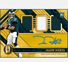 New Listing2020 Panini Gold Rookie Triple Patch Auto JALEN HURTS RC RPA Digital Card