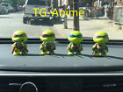 4pcs Teenage Mutant Ninja Turtles TMNT Mini Action Figure Car Dashboard Decor