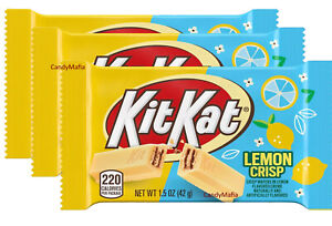 Kit Kat Lemon Kit Kat Easter LIMITED EDITION Lemon Crisp 1.5 oz THREE packs