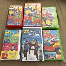 New ListingThe Wiggles VHS Lot of 6 Children's Music Wiggle Time Toot Toot World Play Yule