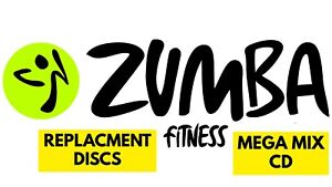 Zumba ZIN Mega Mix CD REPLACEMENT DISCS Dance Workout Music