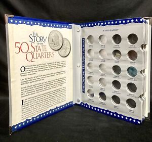 THE OFFICIAL U.S.MINT COIN ALBUM 50 STATE QUARTERS 1999-2008 New Not Sealed