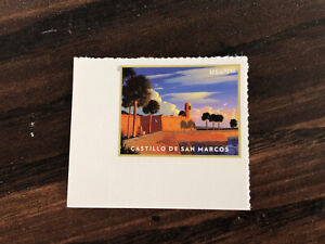 #5554, 2021 USA Priority Mail, Single stamp,Castillo De San Marcos MINT NH $7.95