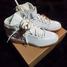 Opening Ceremony X Ex O Fit Reebok Mens White Patent Leather Gum High Top Sz11