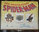 Spider-Man 30th Anniversary Pin Set Signed Stan Lee 1992  #4/1500 Sealed Rare #!