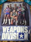 Vintage NBA Converse Weapon Posters Lot Of 4 (Magic Johnson, Larry Bird/McHale)