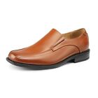 Men's Dress Loafers Slip-ons Shoes Square Toe Leather Linings Shoes US WIDE SIZE