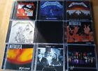 Metallica Blackened Label  10 CD Lot Set 80s 90s Heavy Metal Hard Rock