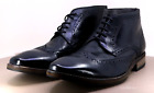 Steve Madden Parcell Men's Wingtip Dress Chukka Boots Size 11 Leather Black