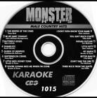 MALE COUNTRY KARAOKE CDG DISC MONSTER HITS MH1015 CD MUSIC SONGS CD+G !