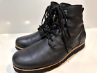 UGG Ritter Men's Black Waterproof Leather Lace Up Boots Size 12