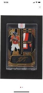 Justin Fields 2021 Panini Gold Standard RC Jersey Autographs Dbl Prime#245 12/49